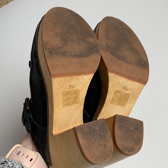 MADEWELL Kiltie Fringe Clog Heel Size 5.5 - Picture 7 of 12